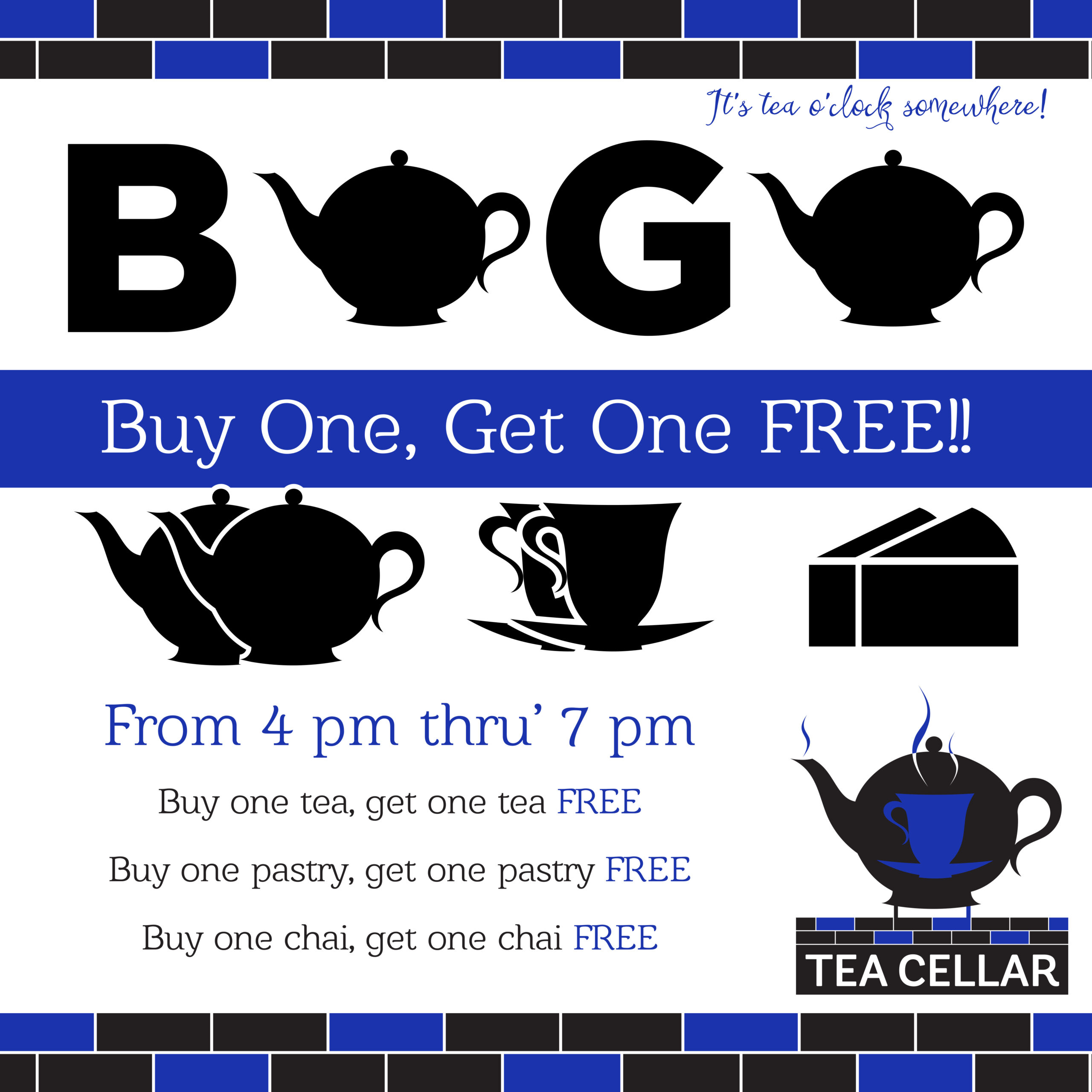 Tea Cellar – Point of Purchase Sign