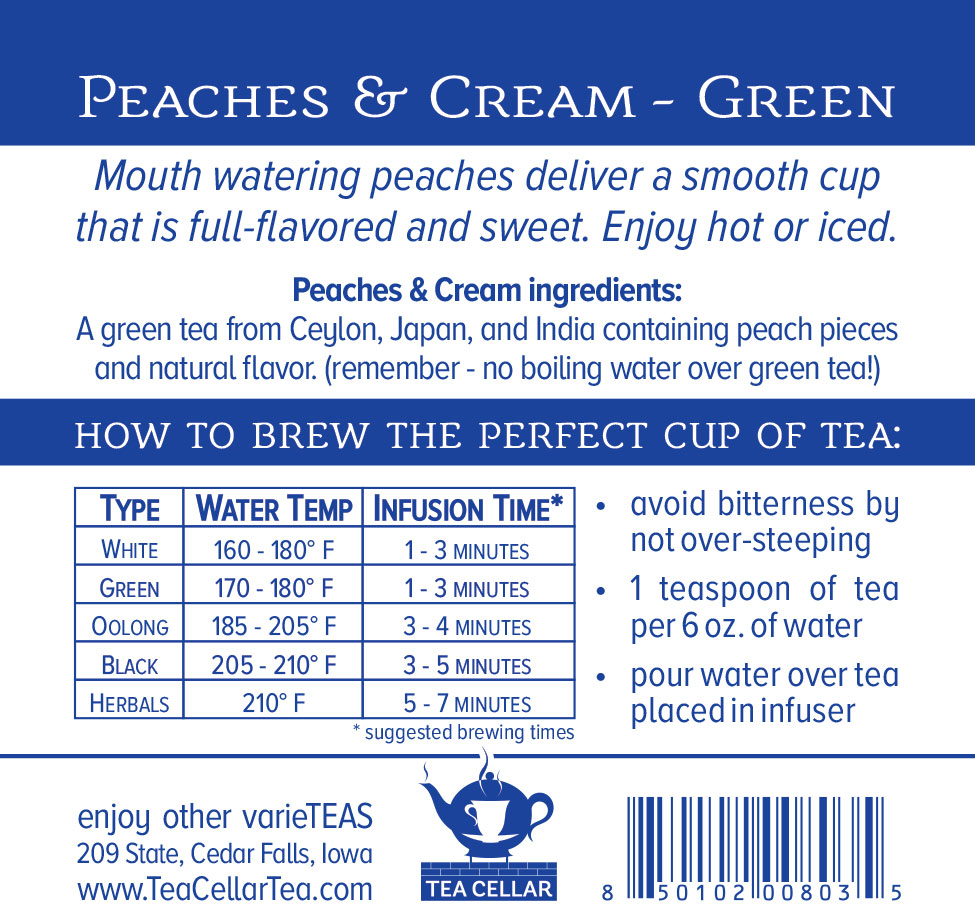 Tea Cellar – Packaging