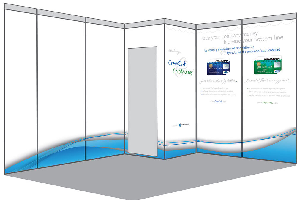 ShipMoney – Trade Show Booth Mockup