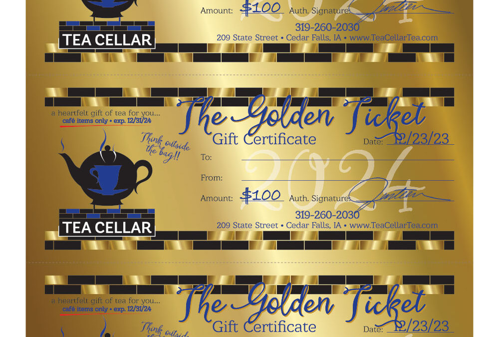 Tea Cellar – Gift Certificates