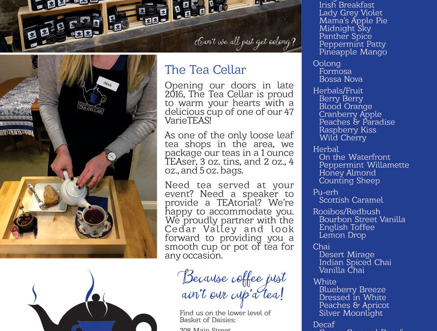 Tea Cellar – One Sheet