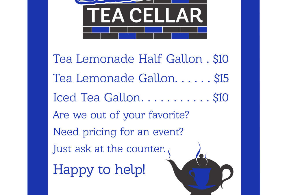 Tea Cellar – Point of Purchase Sign