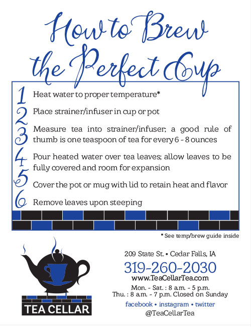 Tea Cellar – Point of Purchase Sign