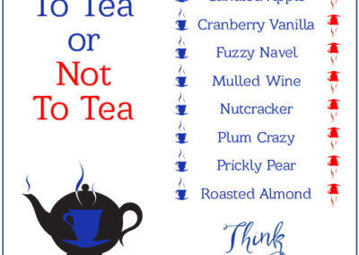 Tea Cellar – Point of Purchase Sign