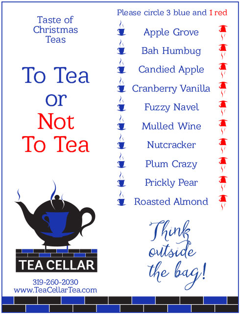 Tea Cellar – Point of Purchase Sign