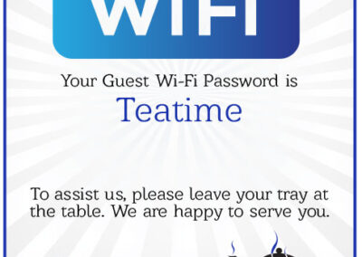 Tea Cellar – Point of Purchase Sign