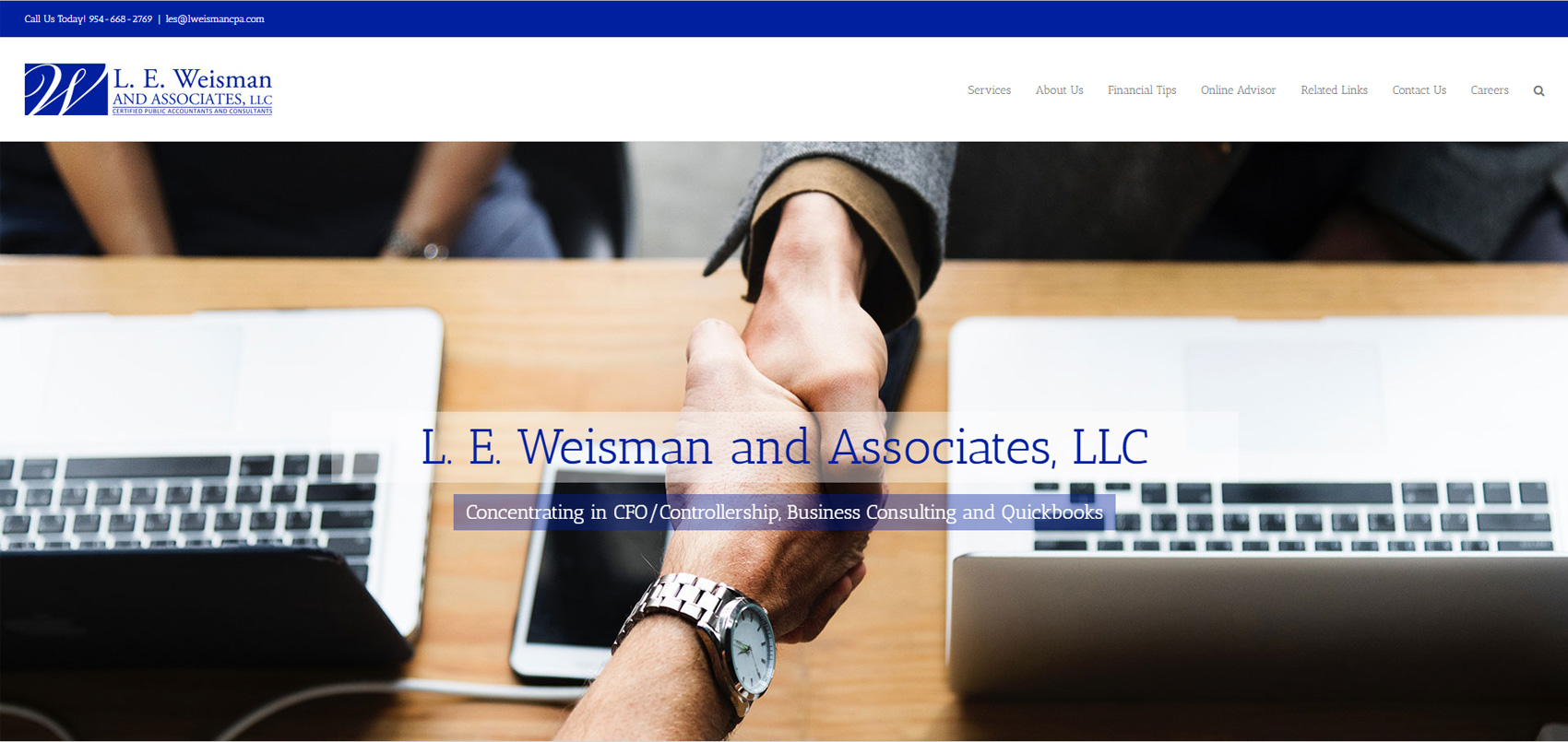 L.E. Weisman & Associates – Website