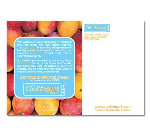 Cool Yogurt – Mailer