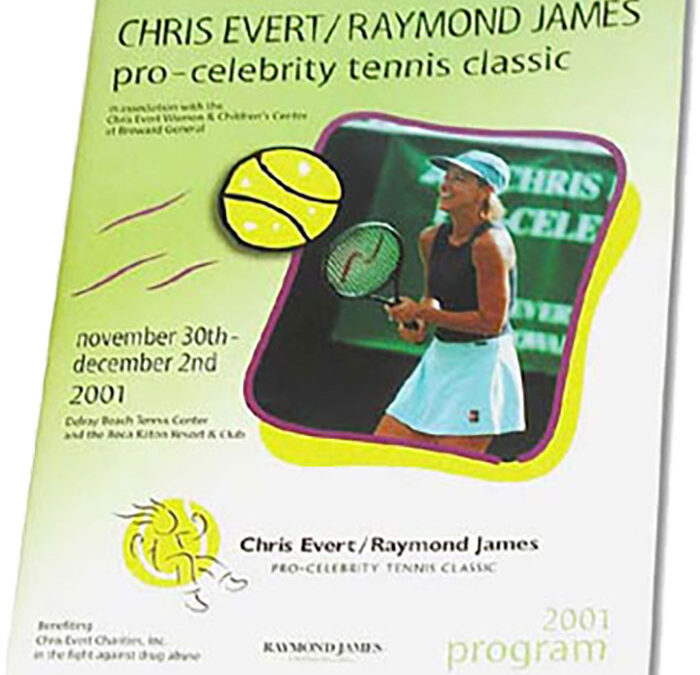 Chris Evert Pro-Celebrity Tennis Classis – Program