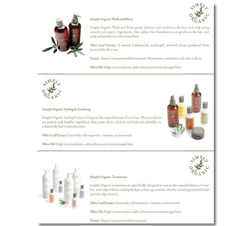 Simply Organic – Sales Sheet