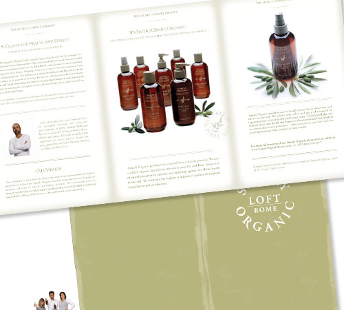 Simply Organic – Trifold Brochure