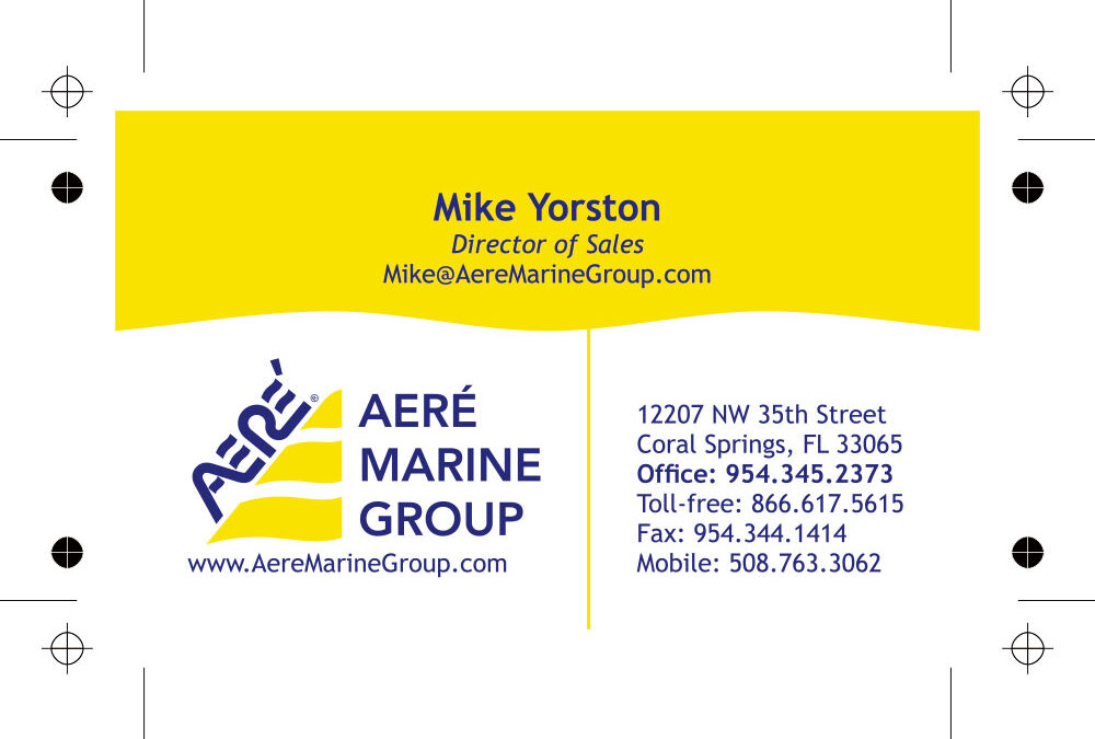 AERÉ Marine – Business Card