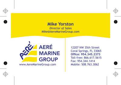 AERÉ Marine – Business Card