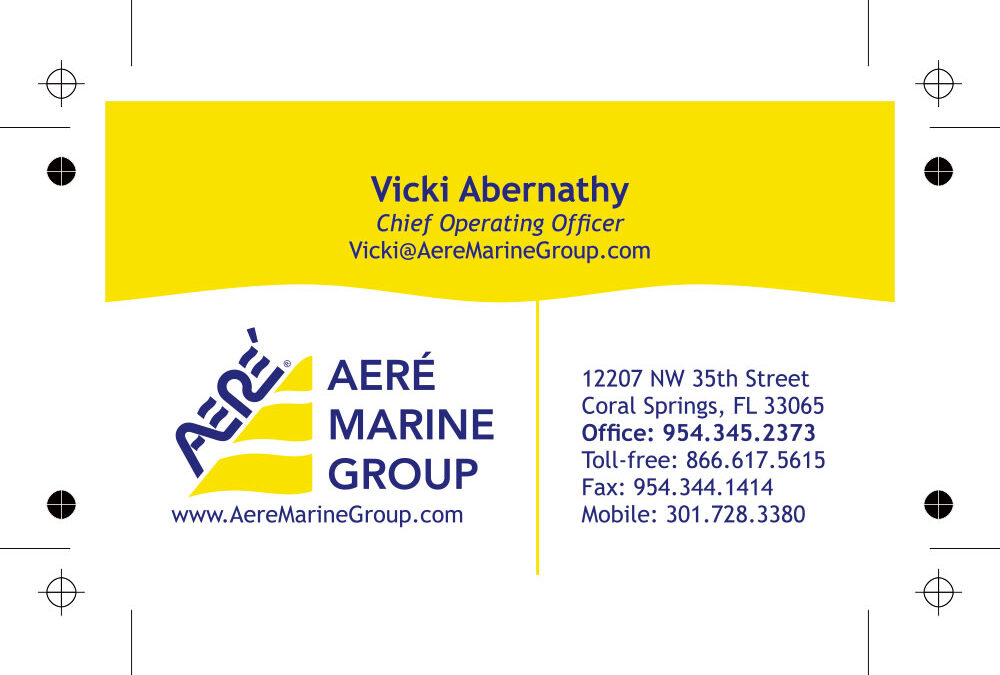 AERÉ Marine – Business Card