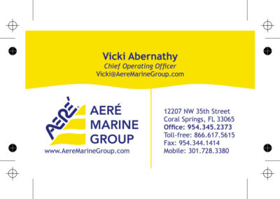AERÉ Marine – Business Card