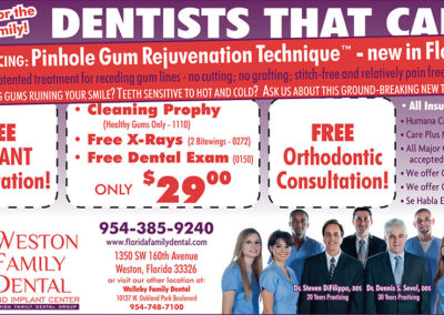 Weston Family Dental – Magazine Ad