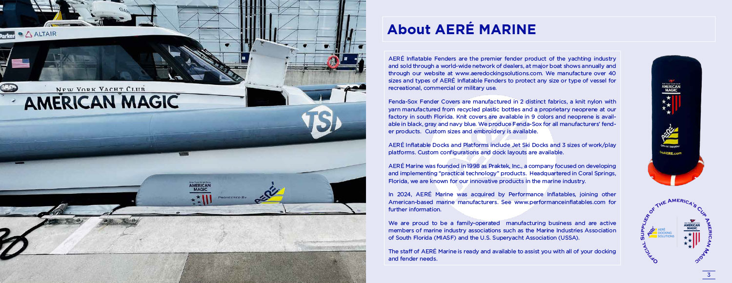 AERÉ Marine – Catalog Pages