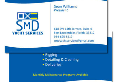 SMD Yacht Services – Business Cards
